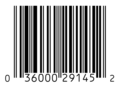 GTIN-12 number encoded in UPC-A barcode symbol