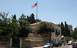 USA konzulát Jeruzalém. JPG