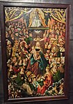 CZE – Unknown Bohemian — Osek Altarpiece (central panel) with Virgin Mary as the Queen of Heaven — 1520s — Convent of St Agnes of Bohemia NGP