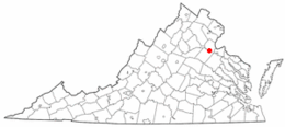 Fredericksburg - Mapa