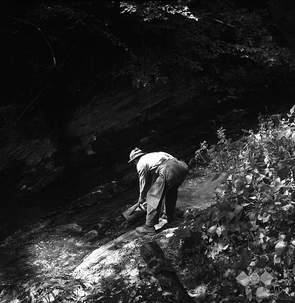 File:Valhar hodi po vodo za valhanje, Hofbauer, Vitanje 1963.jpg