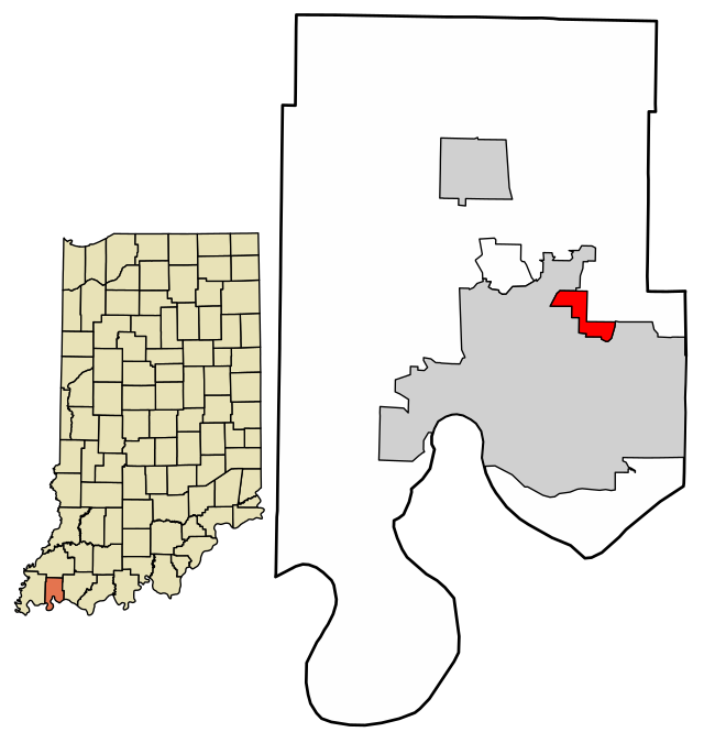File:Vanderburgh County Indiana Incorporated and Unincorporated areas Melod...