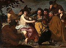Bacchus győzelme, avagy a részegek („Los borrachos”), 1628