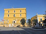 Piazza Castello med kommunalhuset.