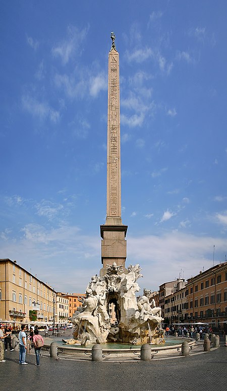 Vierstroemebrunnen Piazza Navona Rom