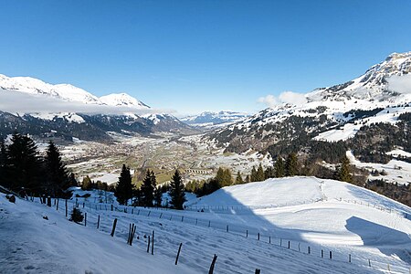 view from Elsighorn to Frutigen