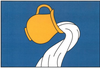 Vlajka obce Voděrady