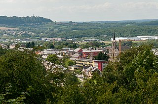 Rodange town in Luxembourg