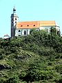 Wallfahrtskirche Mariä Himmelfahrt von der Donauseite (Süden) aus; Ziel der ältesten Marienwallfahrt Bayerns (seit 1104)