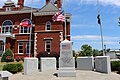 War memorials in front of Monroe County Courthouse