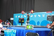 Deutsch: Gewichtheben bei den Olympischen Jugendspielen 2018; Tag 1, 7. Oktober 2018; Jungen 56 kg English: Weightlifting at the 2018 Summer Youth Olympics at 7 October 2018 – Boys' 56 kg