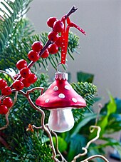 Cette amanite tue-mouches en décoration de Noël est-il un avatar de ce champignon utilisé par les chamanes sibériens ?