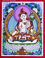 The Buddhist deity Tara is often depicted with white skin.