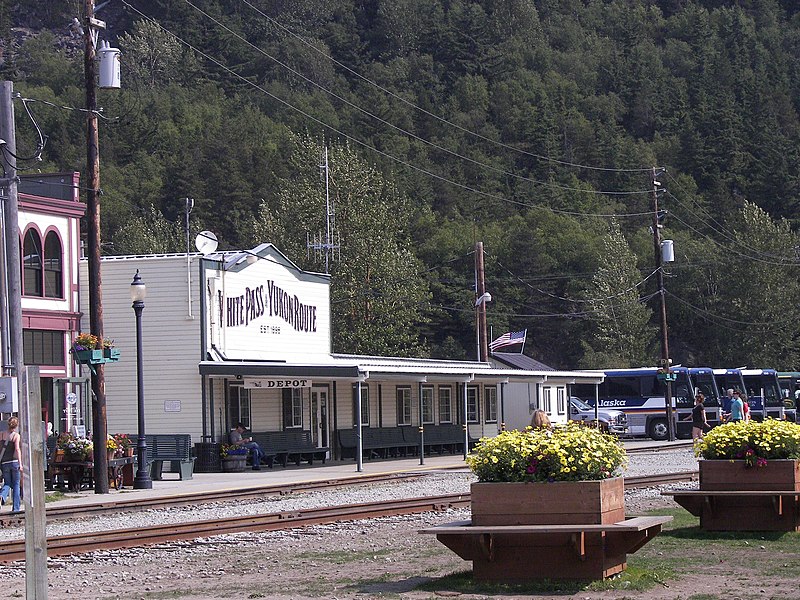 File:White Pass and Yukon Railroad Depot in Skagway, Alaska.jpg