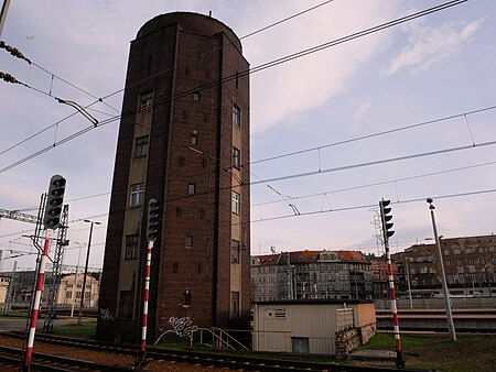 Tháp nước đường sắt ở Katowice