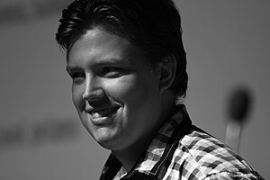 Lodewijk at Wikimania 2013 - Photo: PierreSelim