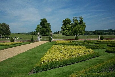 Parterre de la façade nord