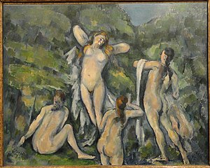 Ženy koupající se Paul Cézanne, 1900 - Ny Carlsberg Glyptotek - Kodaň - DSC09461.JPG