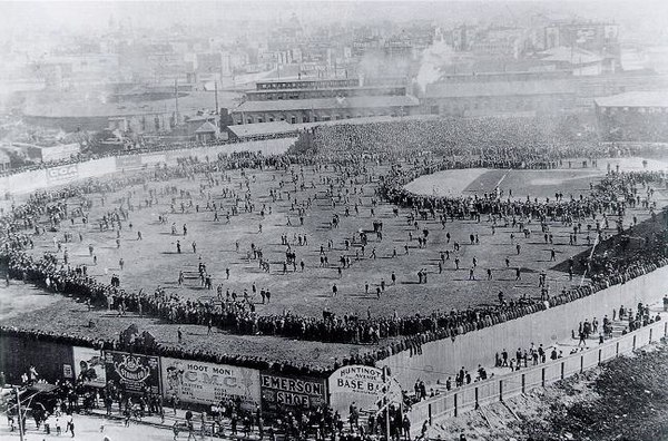 The Huntington Avenue Grounds during the 1903 World Series