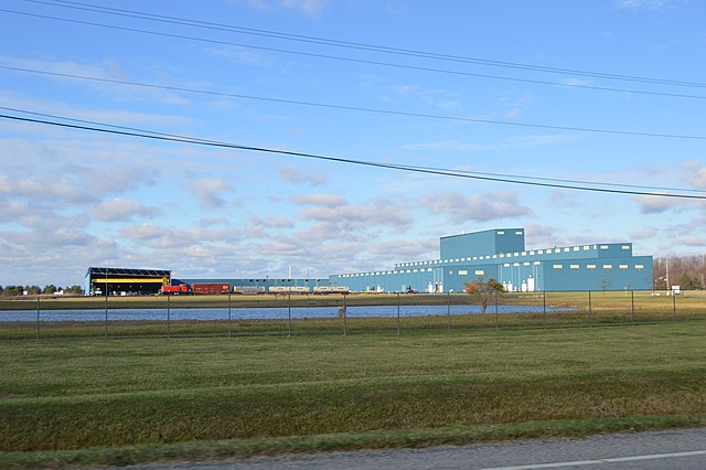 Worthington Industries factory west of Delta