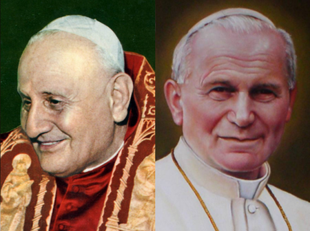 Kanonisasi Paus John XXIII dan Paus John Paul II