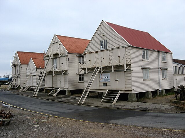 Renovated yacht stores at Woodrolfe Creek