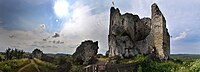 Panorama of the Mirów Castle on the Trail of the Eagles. Author: Mateo57.