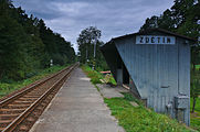 Čeština: Zastávka Zdětín, okres Prostějov