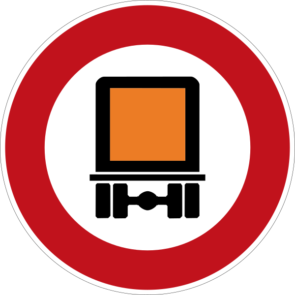 File:Zeichen 261 - Verbot für kennzeichnungspflichtige Kraftfahrzeuge mit gefährlichen Gütern, StVO 1988.svg