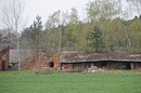 Otto Denkel brickworks, consisting of kiln, coal shed, machine house, drying shed