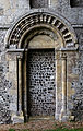 'Berfrestone' (DB) door and arch St Nicholas Church Barfrestone Kent England.jpg