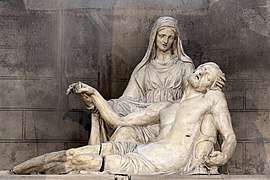 Collégiale Saint-Salvy (Albi) - Chapel of the Lamentation of Christ - Pietà known as “Mater Dolorosa”.