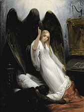 Орас Верне. Етюд до картини «Ангел смерті». 1841. Приватна колекція