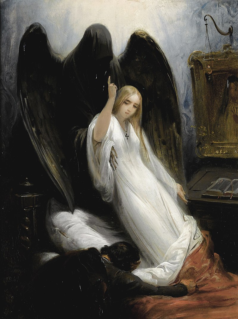 The Angel of Death by Émile Jean-Horace Vernet