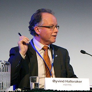 <span class="mw-page-title-main">Øyvind Halleraker</span> Norwegian politician (born 1951)