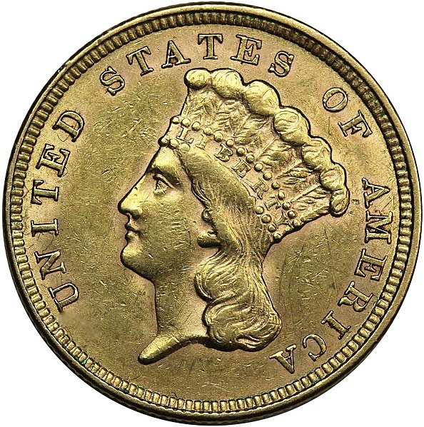 File:1854 Three-dollar piece obverse.jpg