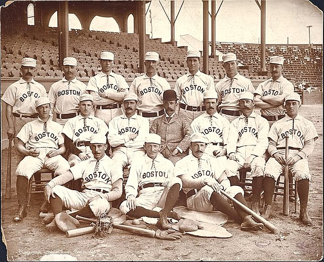 Boston Beaneaters team photo, 1890