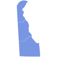 1978 United States Senate election in Delaware results map by county.svg