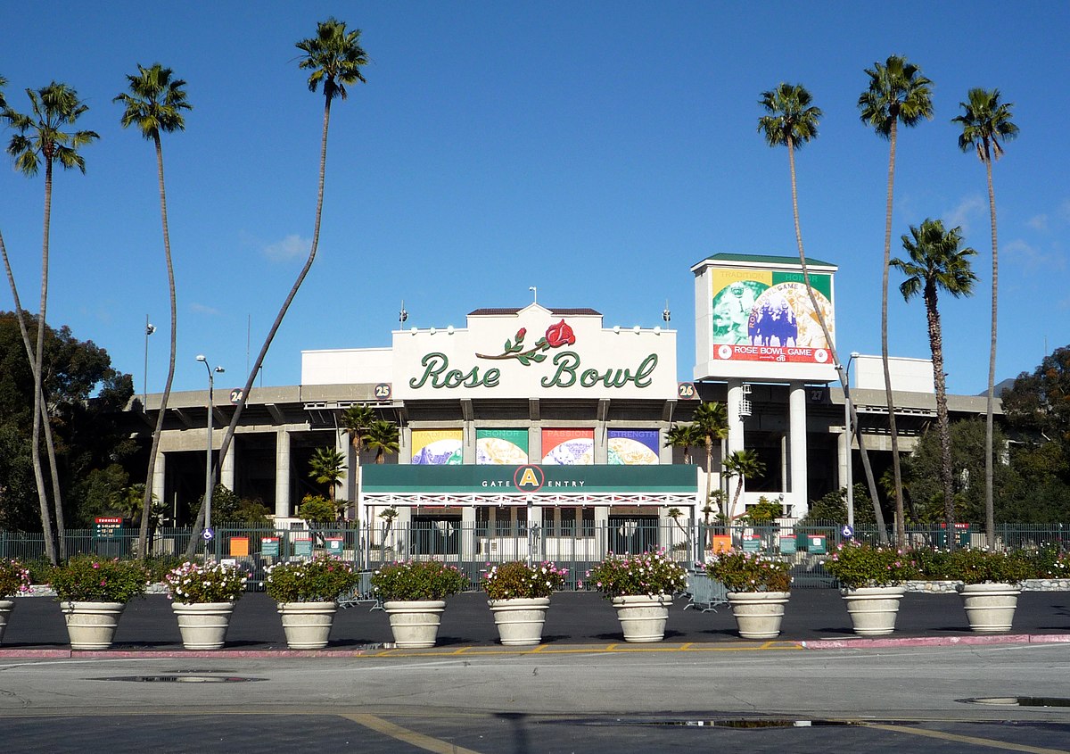 Rose Bowl (stadium) - Wikipedia - 1200 x 845 jpeg 262kB