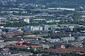 Blick vom Olympiaturm über München.