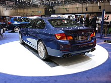 Rear view (saloon; Post facelift) 2015-03-03 Geneva Motor Show 3995.JPG