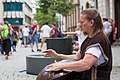 Deutsch: Straßenmusiker während des Rudolstadt-Festival 2018. English: Street music playing at the Rudolstadt-Festival 2018.