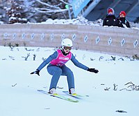 Tetjana Pylyptschuk vid individuell tävling