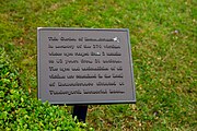 The Garden of Rememberance in Lockerbie, Scotland. It is a cemetery memorial for the victims of Pan Am Flight 103 on December 21, 1988.