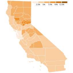 Early's results by county in the regular primary