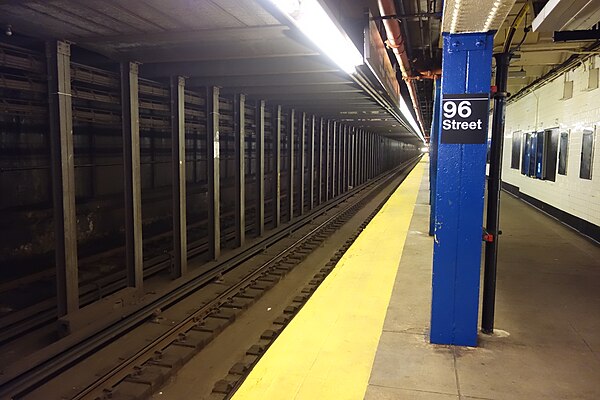 View from the northbound platform