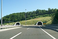 tunel niedaleko miasta Varaždinske Toplice