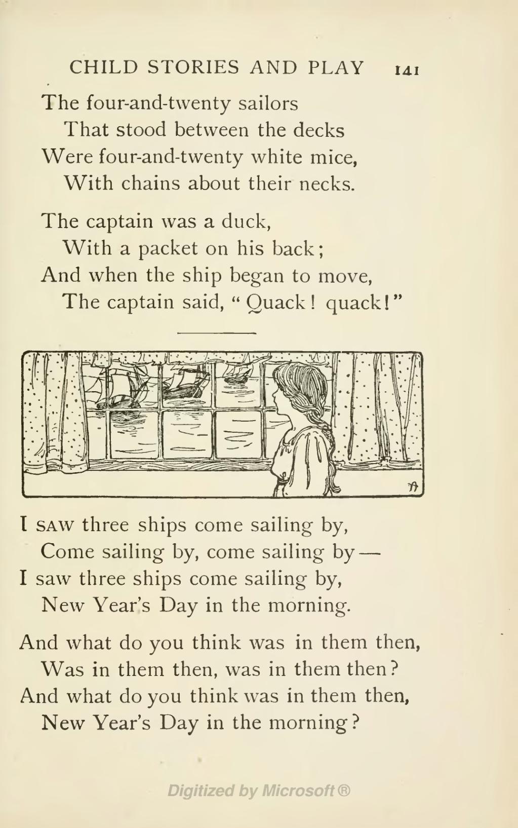 CLAUD LOVAT FRASER. 'I saw a ship a-sailing, '. Nursery Rhymes