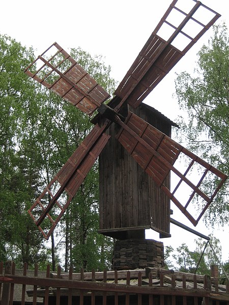 File:A wind mill at Seurasaari.jpg