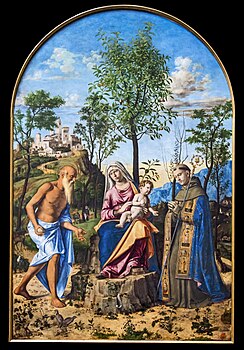 Accademia - Madona Portocalei între Sfinții Ludovico da Tolosa și Girolamo de Giambattista Cima da Conegliano.jpg